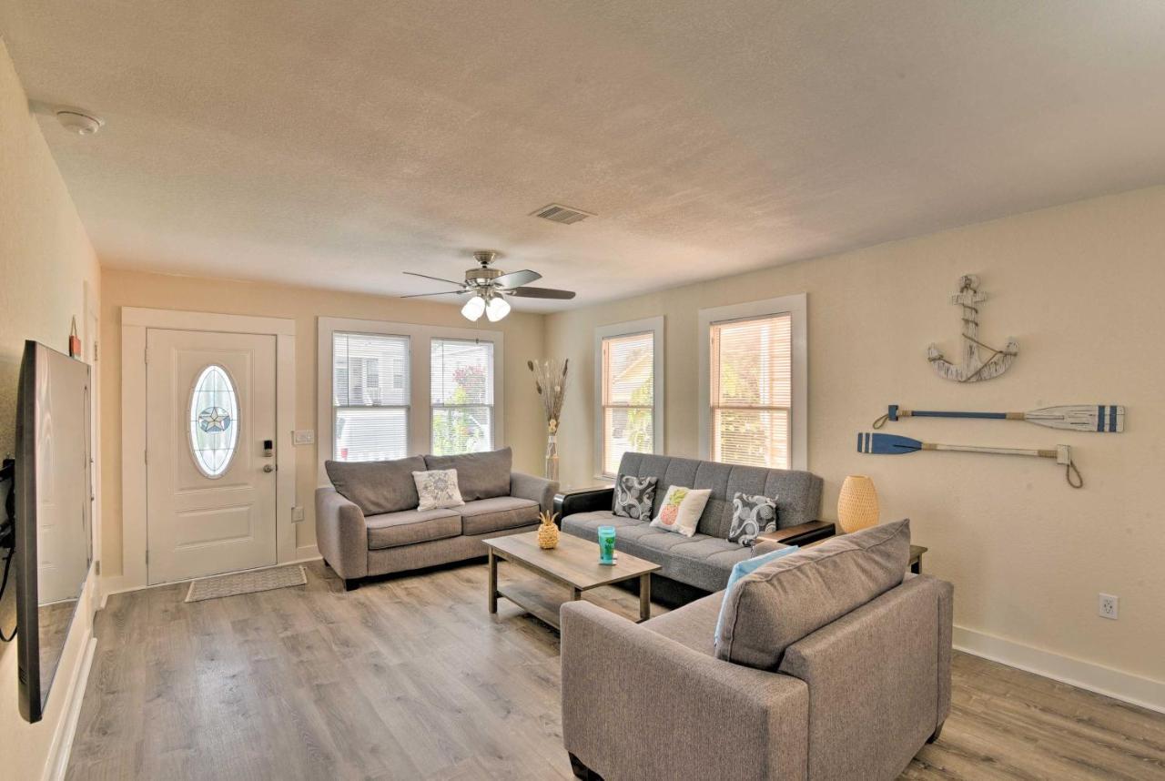 Bright Galveston Bungalow Half Mi To Pleasure Pier 外观 照片