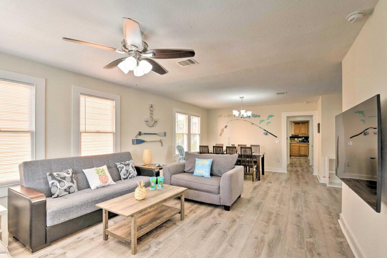 Bright Galveston Bungalow Half Mi To Pleasure Pier 外观 照片