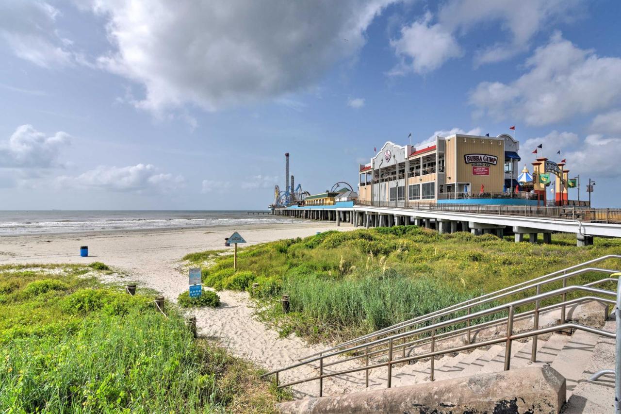Bright Galveston Bungalow Half Mi To Pleasure Pier 外观 照片